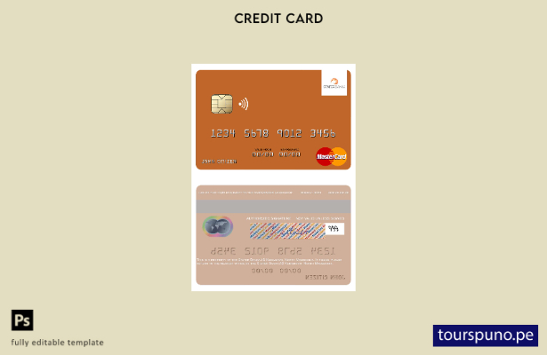 listo para imprimir plantilla de tarjeta mastercard Stater Banka AD Kumanovo de 